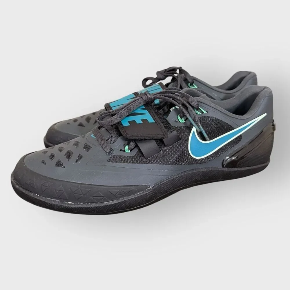 Nike Zoom Rotational 6 Track Black Throwing Shoes Mens size 9.5 FZ9606-001 New